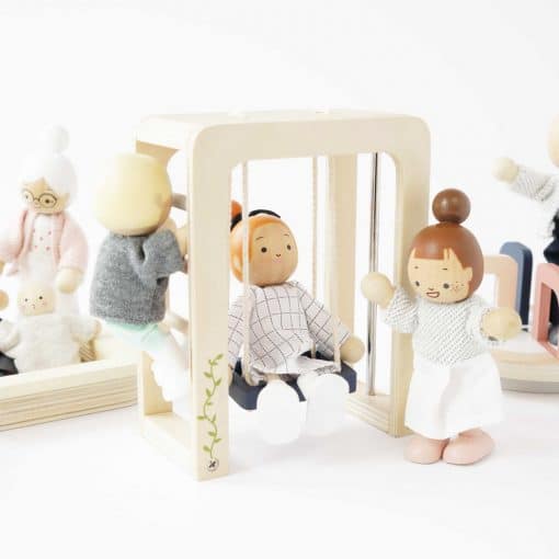 Le Toy Van Wooden Dolls House Outdoor Play Set