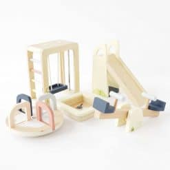 Le Toy Van Wooden Dolls House Outdoor Play Set