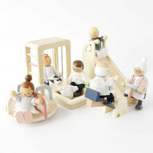Le Toy Van Wooden Dolls House Outdoor Play Set
