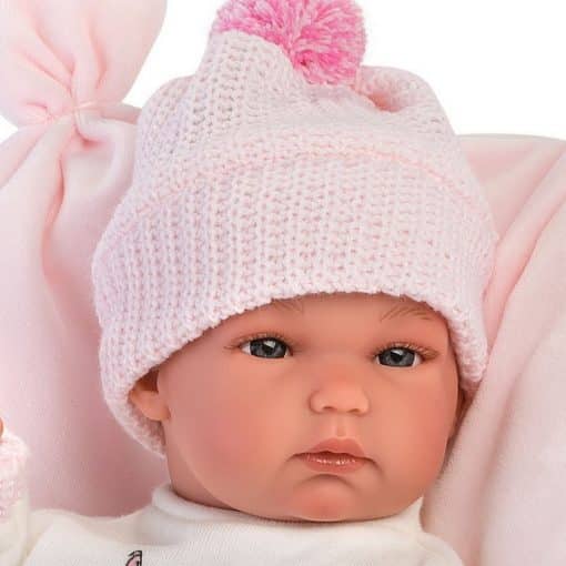 Llorens Baby Doll Bimba with Pink Pillow 35cm
