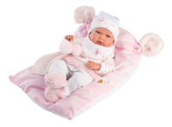 Llorens Baby Doll Rosa with Bunny Eared Cushion 40cm
