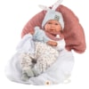 Llorens Crying Baby Doll Kate with Mushroom Cushion 42cm