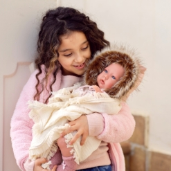 Llorens® Crying Baby Doll Mimi with Cushion and Blanket 42cm - Image 4