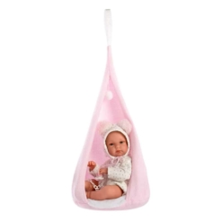 Llorens Baby Doll Bimba Rosa in Cosy Swing 35cm