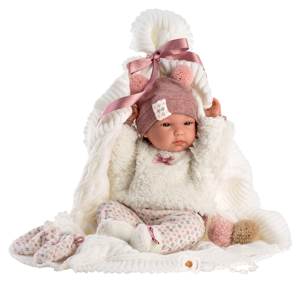 LlorensĀ® Doll Bimba with Blanket 35cm - Image 4