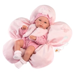 Llorens Llorens Doll Bimba with Flower Cushion 35cm