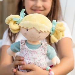 Lucy with Blonde Hair and Bracelet