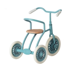 Maileg Abri Tricycle for Mouse Petrol Blue