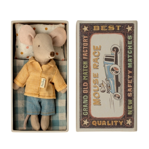 Maileg Big Brother Mouse in Matchbox