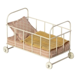 Maileg Cot Bed Micro Rose