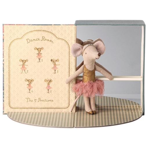 Maileg Dance Room with Big Sister Mouse - Image 5