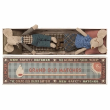Maileg Grandma and Grandpa Mice in Matchbox