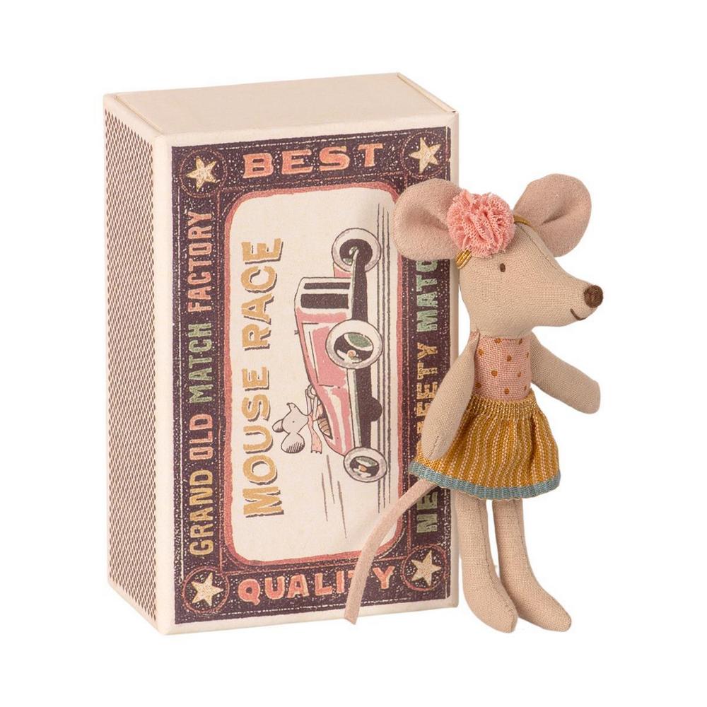 Maileg Little Sister Mouse in a Matchbox - Image 2