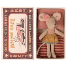 Maileg Little Sister Mouse in Box