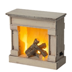 Maileg Miniature Fireplace Off-White