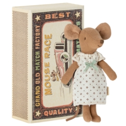 Maileg Mouse Big Sister Brown in Box