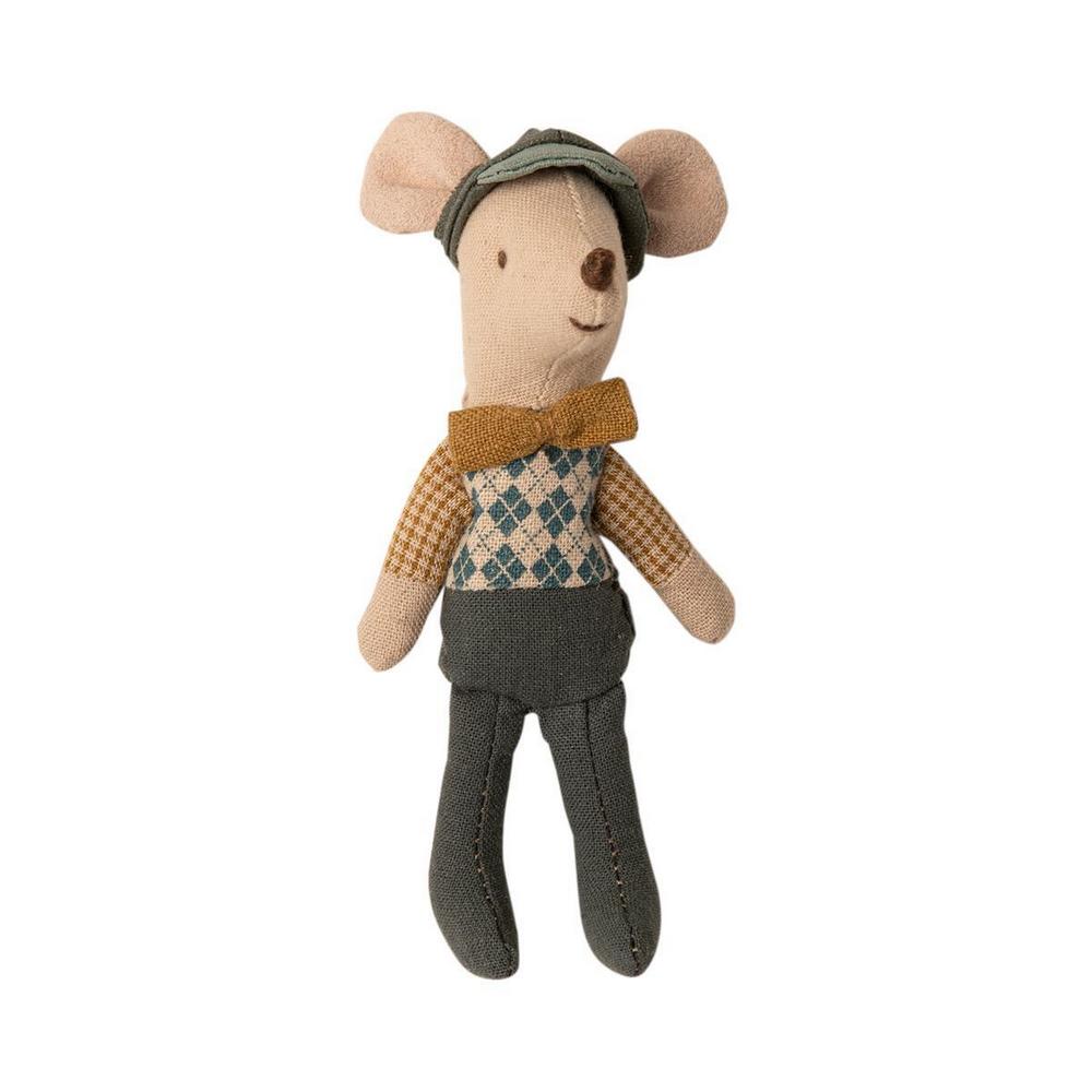 Maileg Mouse Car and Garage Blue - Image 2