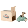 Maileg Mouse Car and Garage Blue