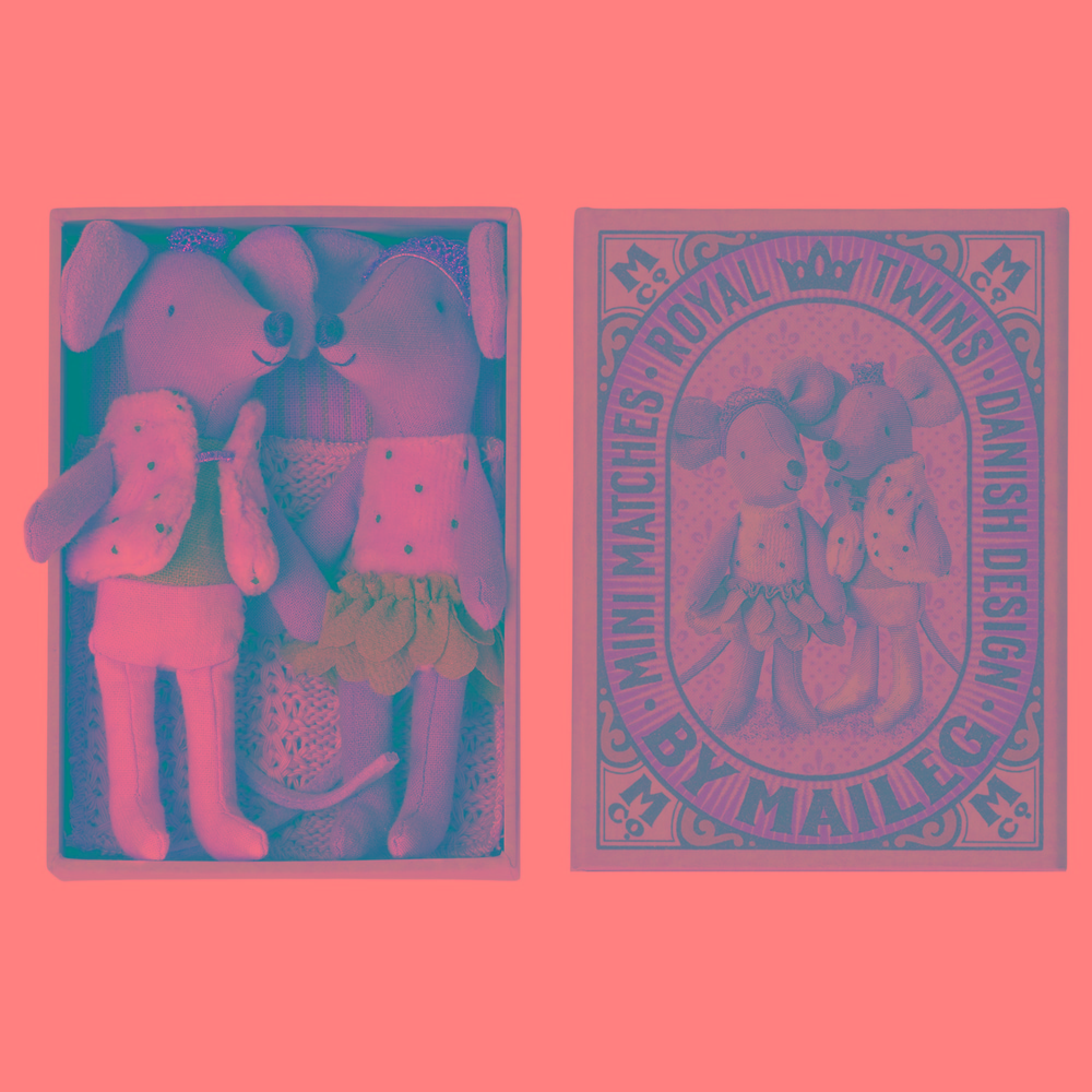 Maileg Royal Twins Mice in a Box