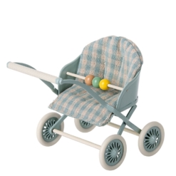Maileg Stroller for Baby Mice - Mint