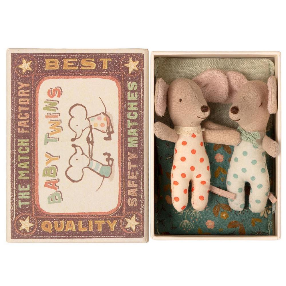 Twins, Baby Mice in Matchbox