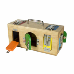 Mamagenius Educational Montessori Wooden Lock Activity Box