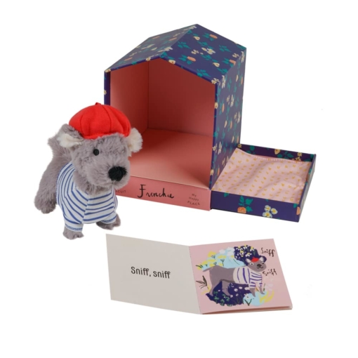 Manhattan Toy Co Bed & Biscuit Frenchie Set
