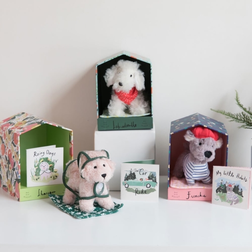 Manhattan Toy Co Bed & Biscuit Labradoodle Set