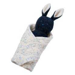 Manhattan Toy Co Bunny Burp Cloth and Rattle Plush