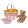 Manhattan Toy Moppettes Bea Bear in Carry Cot