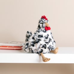 Manhattan Toys Henley Plush Black & White Chicken