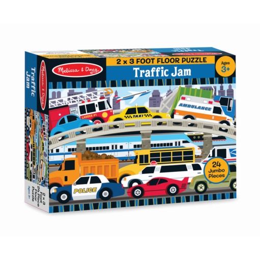 Melissa & Doug Traffic Jam Floor Puzzle