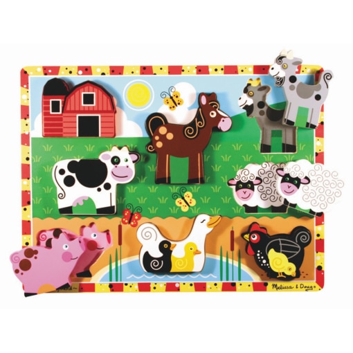 Melissa and Doug Farm Chunky Puzzle