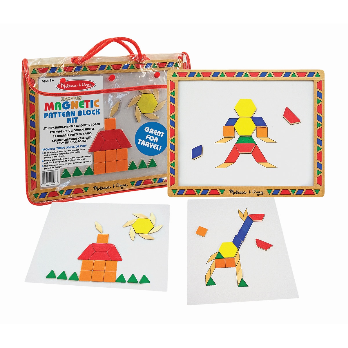 Melissa and Doug Magnetic Pattern Block Kit