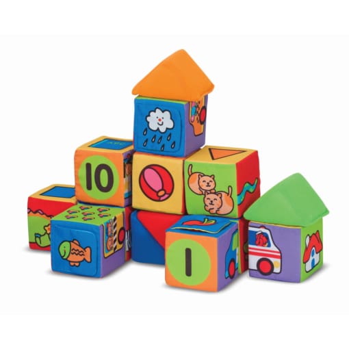 Melissa and Doug Match & Build Blocks
