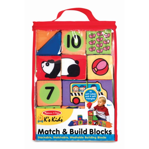 Melissa and Doug Match & Build Blocks