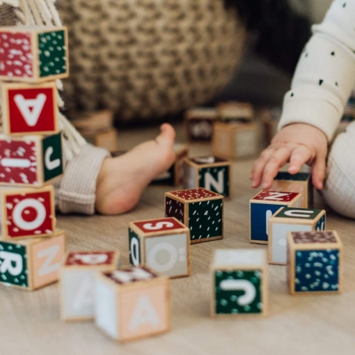 Micki Senses Wooden ABC Blocks 36 Pieces - Image 3