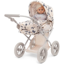 Micki Skrallan Doll Pram with Bassinet