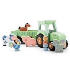 New Classic Toys Large Tractor with Animals