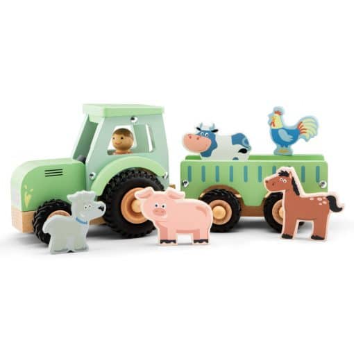 New Classic Toys Large Tractor with Animals