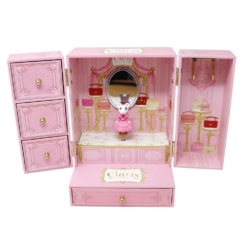 Pink Poppy Claris Musical Jewellery Box