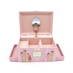 Pink Poppy Claris Musical Jewellery Box