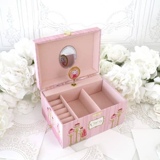 Pink Poppy Claris Musical Jewellery Box