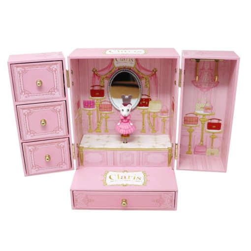 Pink Poppy Claris Musical Jewellery Box