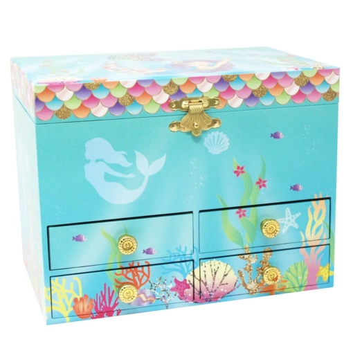 Pink Poppy Mermaid Musical Jewellery Box
