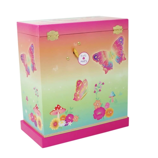 Pink Poppy® Rainbow Butterfly Large Music Box - Image 2