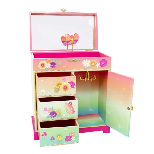 Pink Poppy® Rainbow Butterfly Large Music Box - Image 5