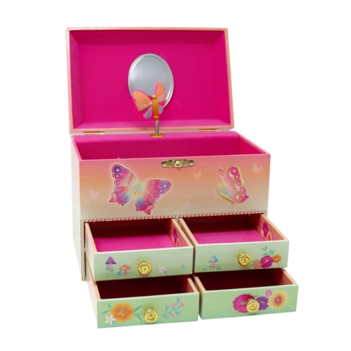 Pink Poppy® Rainbow Butterfly Music Box - Image 6