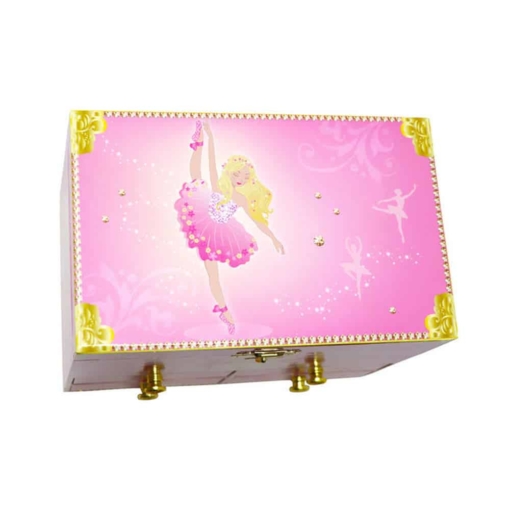 Pink Poppy Romantic Ballet Musical Jewellery Box - Image 2