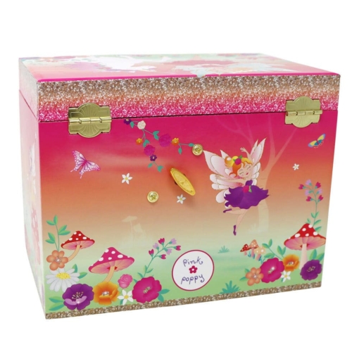 Pink Poppy Unicorn and The Pixie Fairy Musical Jewellery Box - Image 5